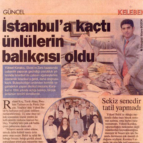 Basında Yüksel Balık
