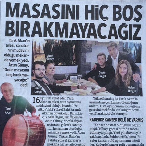 Basında Yüksel Balık